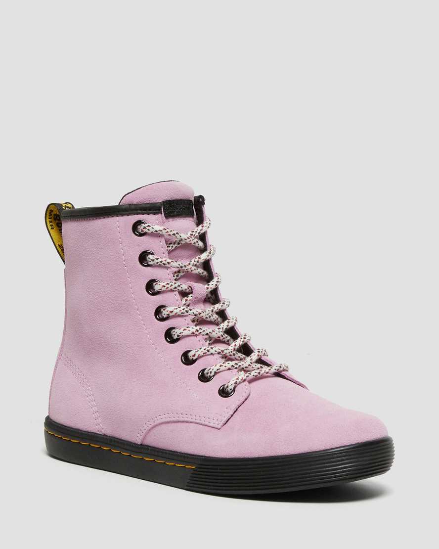 Dr. Martens Sheridan Suede Kadın Casual Bot - Bot Pembe Lavanta |RUBLG2598|